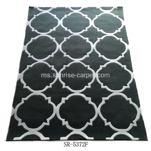 Tangan akrilik yang bagus tufted carpet